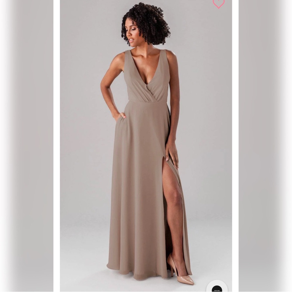 NWT Kennedy Blue bridesmaid dress color Fawn